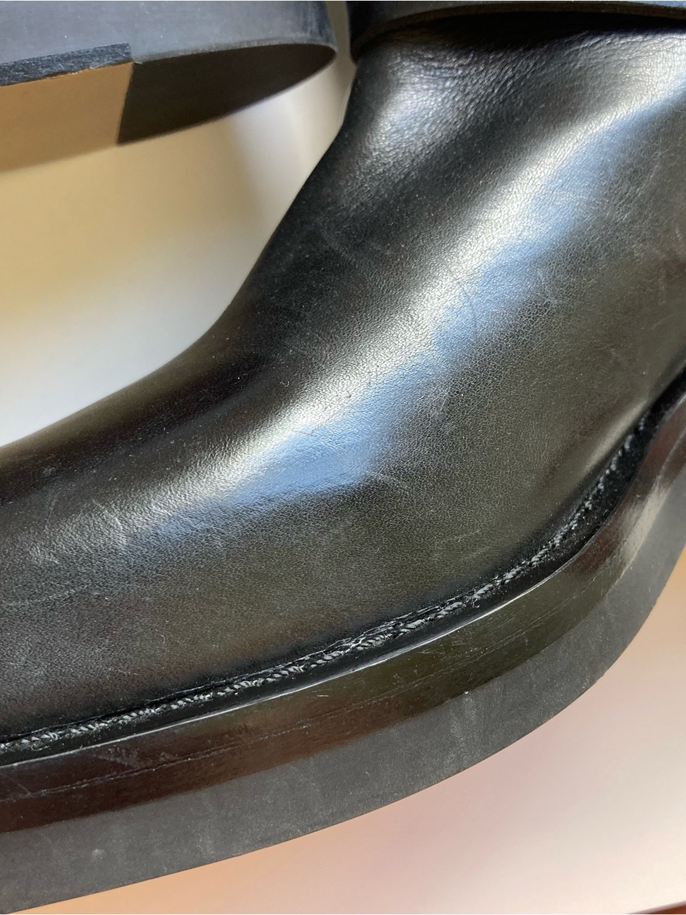 Rag & Bone Jax Black Leather Square Toe Chunky Moto Buckle Boots, NWOB Sz 39.5/9 - Picture 16 of 16